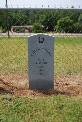 William F. Curry Tombstone. Click for full size. William F. Curry Tombstone image. Click for full size.