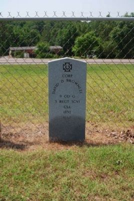 Corp David D. Brownlee Tombstone image. Click for full size.