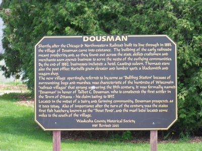 Dousman Marker image. Click for full size.