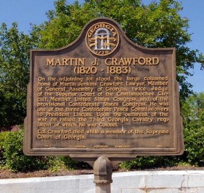 Martin J. Crawford Marker image. Click for full size.