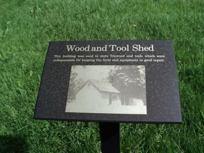 Wood and Tool Shed Marker image. Click for full size.