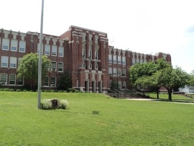 Marker at Oyster Bay High School. Click for full size. Marker at Oyster Bay High School image. Click for full size.
