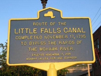 Little Falls Canal Marker image. Click for full size.