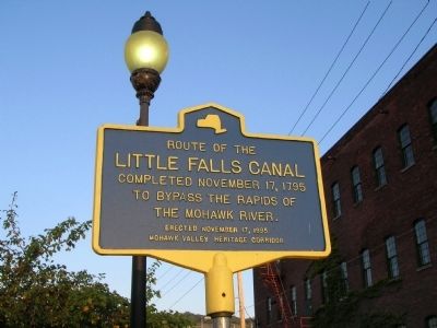 Little Falls Canal Marker image. Click for full size.