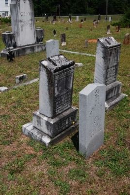 Pvt. George W. Leek -<br>Original Tombstone Inscription. Click for full size. Pvt. George W. Leek -<br>Original Tombstone Inscription image. Click for full size.