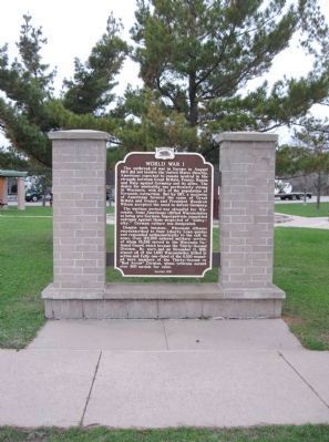 World War I Marker image. Click for full size.