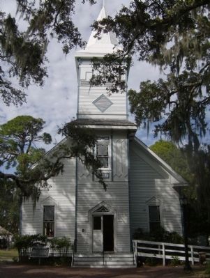 The 1887 Church and Marker image. Click for full size.