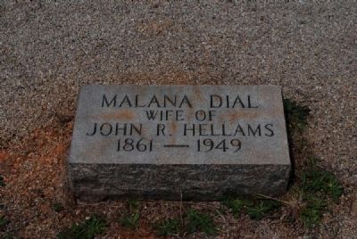 Malana Dial Tombstone image. Click for full size.