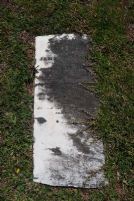 Jane Hellams Tombstone. Click for full size. Jane Hellams Tombstone image. Click for full size.