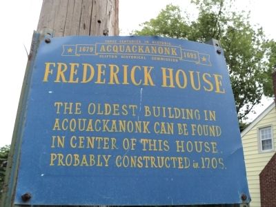 Frederick House Marker image. Click for full size.