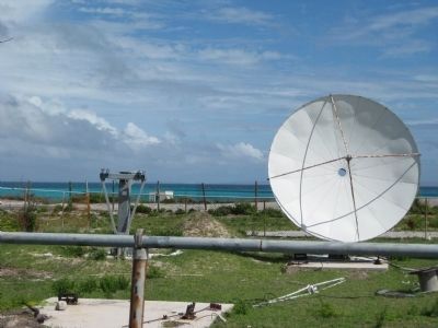 U.S. Naval Facility Satellite Dish image. Click for full size.