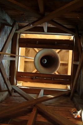 Inside the bell tower. Click for full size. Inside the bell tower image. Click for full size.