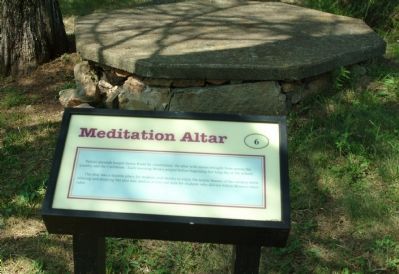 Meditation Altar Marker. Click for full size. Meditation Altar Marker image. Click for full size.