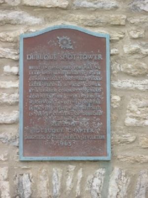 Dubuque Shot Tower Marker image. Click for full size.