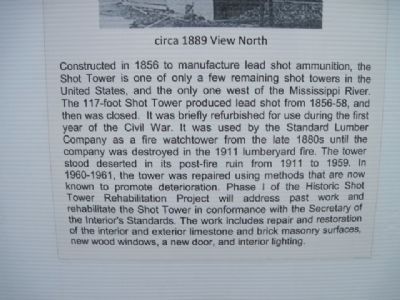 Shot Tower Info at site image. Click for full size.