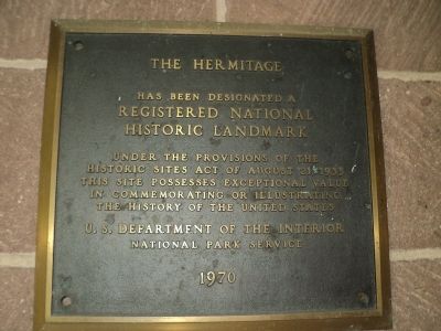 The Hermitage Marker image. Click for full size.