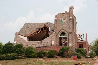 The Remains of Long Memorial United Methodist Church built in 1912 image. Click for full size.