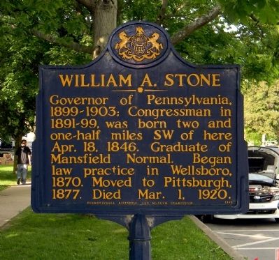 William A. Stone Marker image. Click for full size.