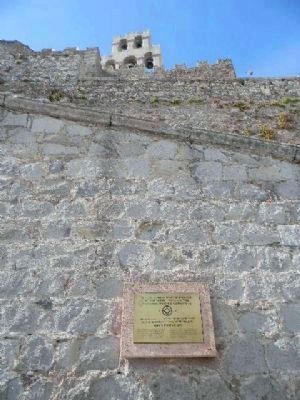 Historic Centre (Chor) Marker at the Monastery of Saint John the Theologian image. Click for full size.
