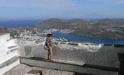 Patmos Harbor, viewed from atop the Monastery of Saint John the Theologian image. Click for full size.