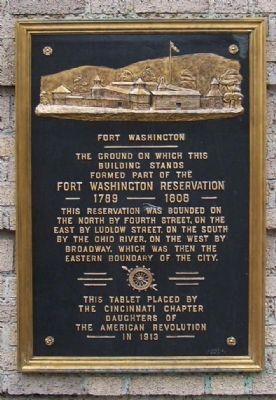 Fort Washington Marker. Click for full size. Fort Washington Marker image. Click for full size.