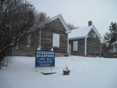 Surgeons' Quarters in Winter image. Click for full size.