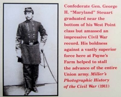 Confederate Gen. George H. “Maryland” Steuart image. Click for full size.