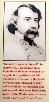 Confederate Gen. John Marshall Jones image. Click for full size.