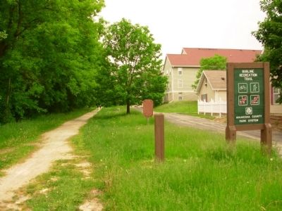 Sussex Mills and Bug Line RR Marker image. Click for full size.