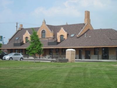River side of Milwaukee Road Passenger Depot image. Click for full size.