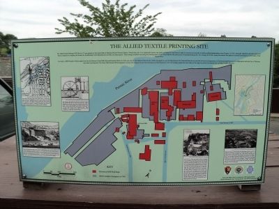 The Allied Textile Printing Site Marker image. Click for full size.