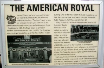 The American Royal Marker. Click for full size. The American Royal Marker image. Click for full size.