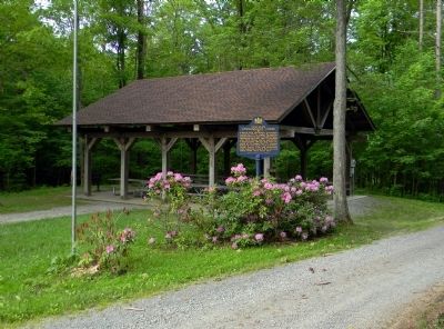 Wide view of the Civilian Conservation Corps Marker image. Click for full size.