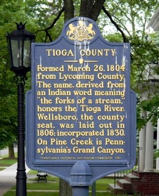 Tioga County Marker image. Click for full size.