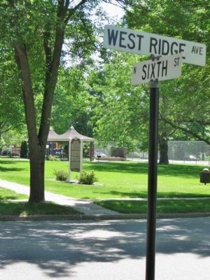 Ridge Avenue Historic District Marker image. Click for full size.