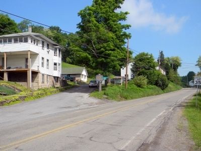 Wide view of the Williamson Road Marker. Click for full size. Wide view of the Williamson Road Marker image. Click for full size.