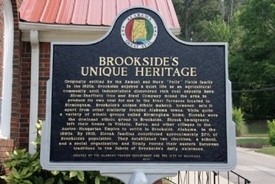 Brookside's Unique Heritage / Brookside Russian Orthodox Church Marker (Side A) image. Click for full size.