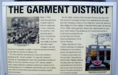 The Garment District Marker. Click for full size. The Garment District Marker image. Click for full size.