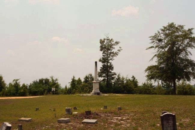 Graniteville Cemetery Gregg obelisk, as mentioned image. Click for full size.