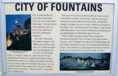 City of Fountains Marker image. Click for full size.