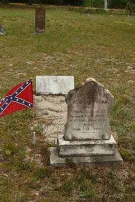 Graniteville Cemetery Confederate Soldier image. Click for full size.