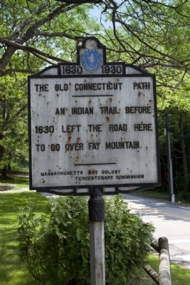 The Old Connecticut Path Marker image. Click for full size.