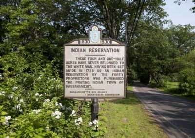 Indian Reservation Marker image. Click for full size.