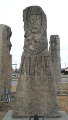 Prairie Passages Alahe Carving image. Click for full size.
