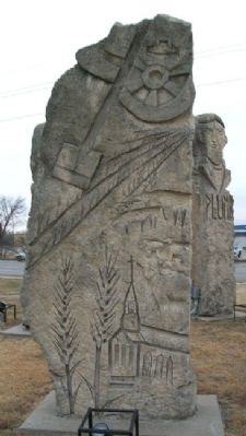 Prairie Passages Plumb Echo Carving image. Click for full size.