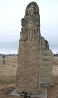 Prairie Passages Lyon Carving. Click for full size. Prairie Passages Lyon Carving image. Click for full size.