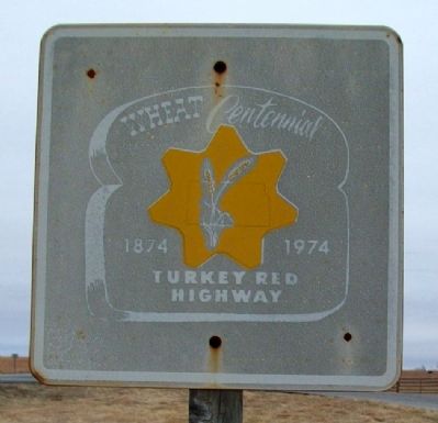 Turkey Red Wheat Centennial Sign image. Click for full size.