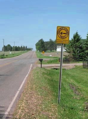 Nearby Sign along Yellowstone Trail image. Click for full size.