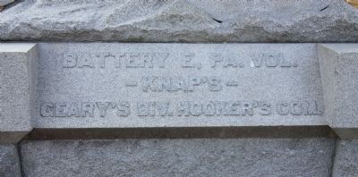 Battery E, PA, Vol. Marker image. Click for full size.
