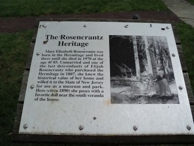 The Rosencrantz Heritage Marker. Click for full size. The Rosencrantz Heritage Marker image. Click for full size.